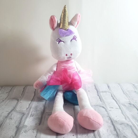 Soft Ballerina Cuddly Unicorn Plush Doll - Picture 1 of 3